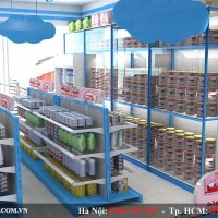 Thiết kế nội thất shop Mẹ và bé - Quỳnh Mai